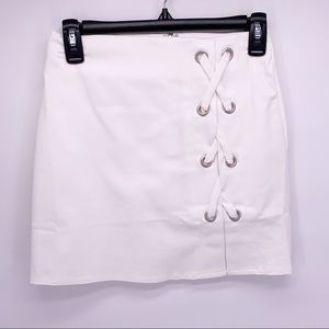 NEW By The Way White Mini Skirt Size XS